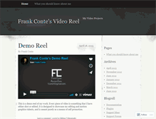 Tablet Screenshot of frankconte.wordpress.com