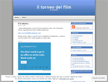 Tablet Screenshot of iltorneodeifilm.wordpress.com