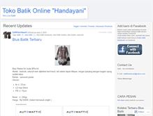 Tablet Screenshot of batikhandayani.wordpress.com