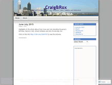 Tablet Screenshot of craigandrox.wordpress.com