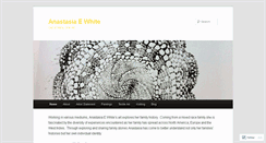 Desktop Screenshot of anastasiawhite.wordpress.com