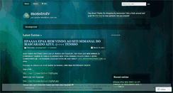 Desktop Screenshot of monstrotv.wordpress.com