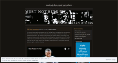 Desktop Screenshot of mustnotsleepmustwarnothers.wordpress.com