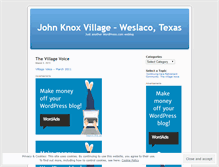 Tablet Screenshot of jkvillage.wordpress.com