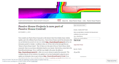 Desktop Screenshot of passivehouseprojects.wordpress.com