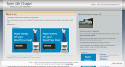 Desktop Screenshot of newlifechapel.wordpress.com