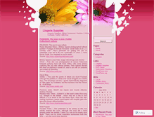 Tablet Screenshot of lingeriesupplies.wordpress.com