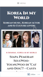 Mobile Screenshot of koreainmyworld.wordpress.com