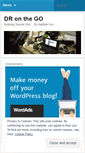 Mobile Screenshot of dronthego.wordpress.com