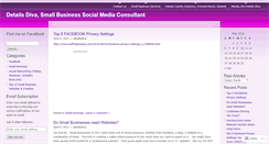 Desktop Screenshot of detailsdiva.wordpress.com