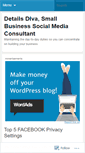 Mobile Screenshot of detailsdiva.wordpress.com
