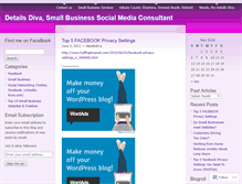 Tablet Screenshot of detailsdiva.wordpress.com