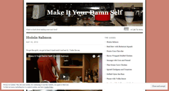 Desktop Screenshot of makeityourdamnself.wordpress.com