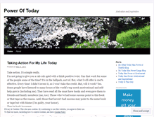 Tablet Screenshot of poweroftoday.wordpress.com