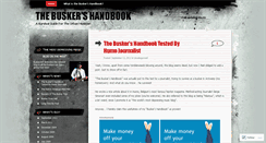 Desktop Screenshot of buskershandbook.wordpress.com