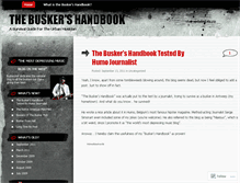 Tablet Screenshot of buskershandbook.wordpress.com