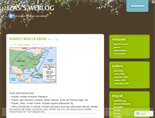 Tablet Screenshot of izas.wordpress.com