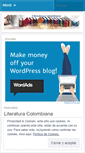 Mobile Screenshot of literaturacolombiana.wordpress.com