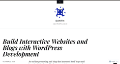 Desktop Screenshot of dayith.wordpress.com