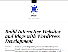 Tablet Screenshot of dayith.wordpress.com