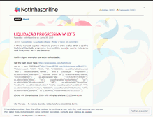 Tablet Screenshot of notinhasonline01.wordpress.com