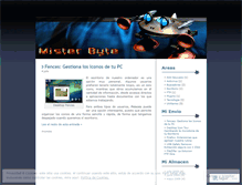 Tablet Screenshot of misterbyte.wordpress.com