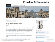 Tablet Screenshot of freedomeconomics.wordpress.com