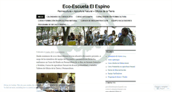 Desktop Screenshot of ecoescuelaelespino.wordpress.com