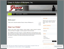 Tablet Screenshot of graceinaction.wordpress.com