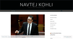 Desktop Screenshot of navtejkohli.wordpress.com