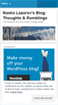Mobile Screenshot of naskolazarov.wordpress.com