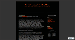 Desktop Screenshot of cyntaa.wordpress.com