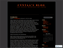 Tablet Screenshot of cyntaa.wordpress.com