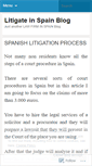 Mobile Screenshot of litigateinspain.wordpress.com