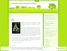 Tablet Screenshot of elgincommunitygarden.wordpress.com