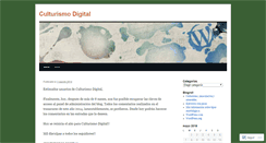 Desktop Screenshot of culturismodigital.wordpress.com