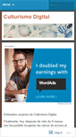 Mobile Screenshot of culturismodigital.wordpress.com