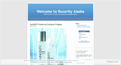 Desktop Screenshot of nucerityalaska.wordpress.com