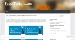 Desktop Screenshot of maketemplates.wordpress.com