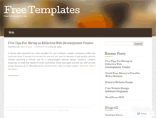 Tablet Screenshot of maketemplates.wordpress.com