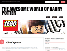 Tablet Screenshot of harrypotterfanatic.wordpress.com