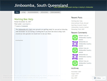 Tablet Screenshot of jimboomba.wordpress.com