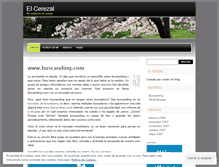 Tablet Screenshot of elcerezal.wordpress.com