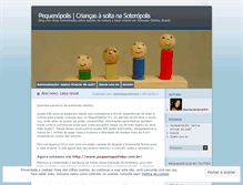 Tablet Screenshot of pequenopolis.wordpress.com