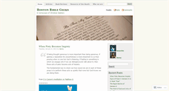 Desktop Screenshot of bostonbiblegeeks.wordpress.com