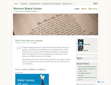 Tablet Screenshot of bostonbiblegeeks.wordpress.com