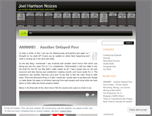 Tablet Screenshot of joelnoizes.wordpress.com