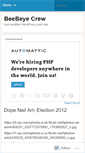 Mobile Screenshot of beebeyecrew.wordpress.com