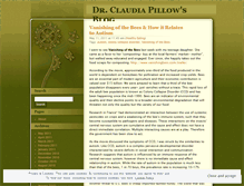 Tablet Screenshot of drclaudiapillow.wordpress.com
