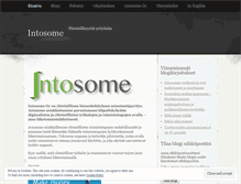 Tablet Screenshot of intosome.wordpress.com